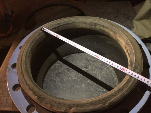 上海淞江橡膠接頭，大口徑法蘭橡膠接頭，橡膠接頭試壓，橡膠接頭漏水