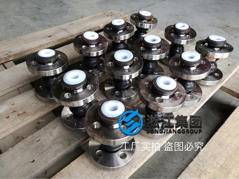 DN15雙球橡膠接頭耐強酸長什么樣？
